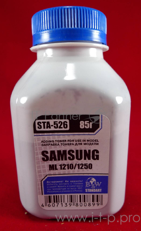 Тонер SAMSUNG ML-1210/1250/4500 (фл, 85г) B&W Standart фас России