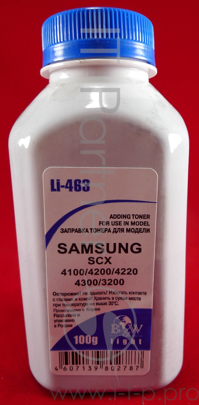 Тонер SAMSUNG ML-216x SCX 320x/340x/4100/4200/4220/4300 (фл, 100г) B&W Light фас России