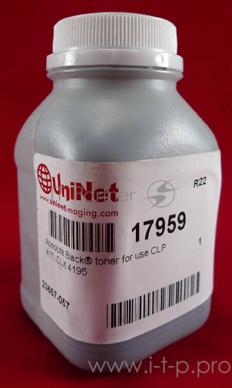 Тонер SAMSUNG CLP 415, CLX4195 Absolute black (флакон, 70г) 2500стр. (Uninet)