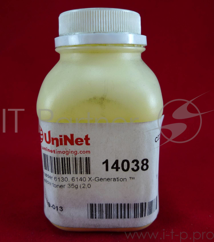 Тонер XEROX Phaser 6130/6140 yellow (фл. 35г.) X-Generation 2K Uninet