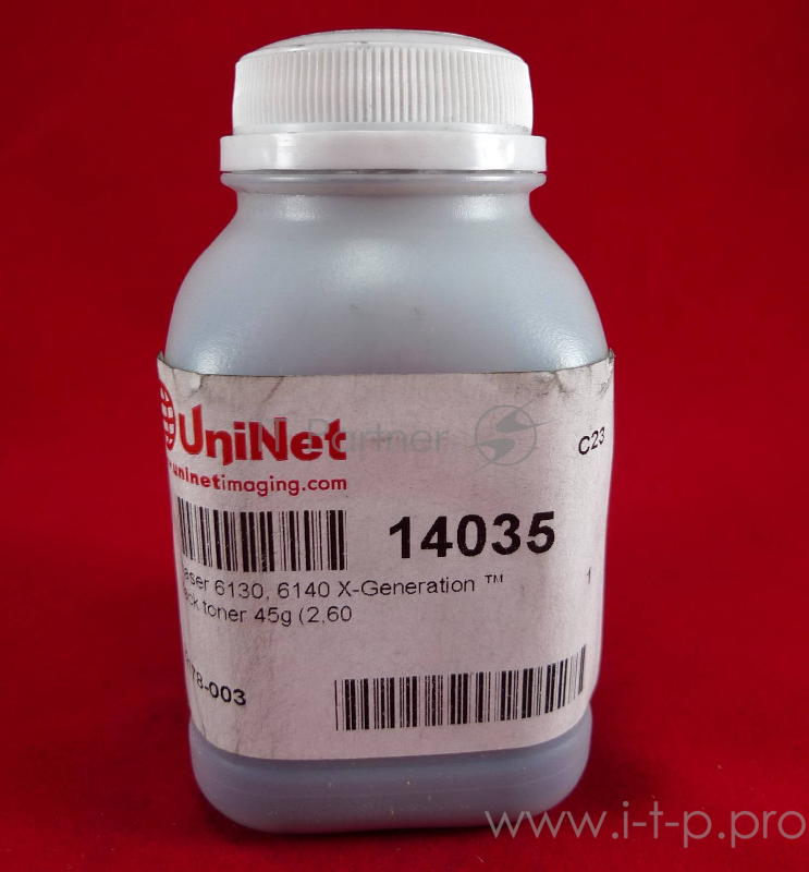 Тонер XEROX Phaser 6130/6140 black (фл. 45г.) X-Generation 2.6K Uninet