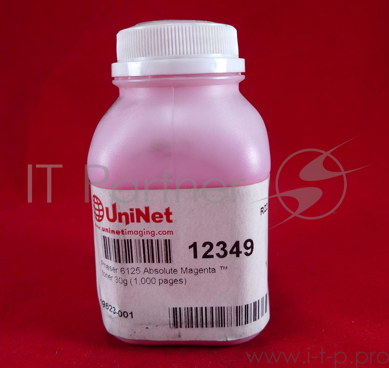 Тонер XEROX Phaser 6125 magenta (фл. 30 г.) 1K Uninet