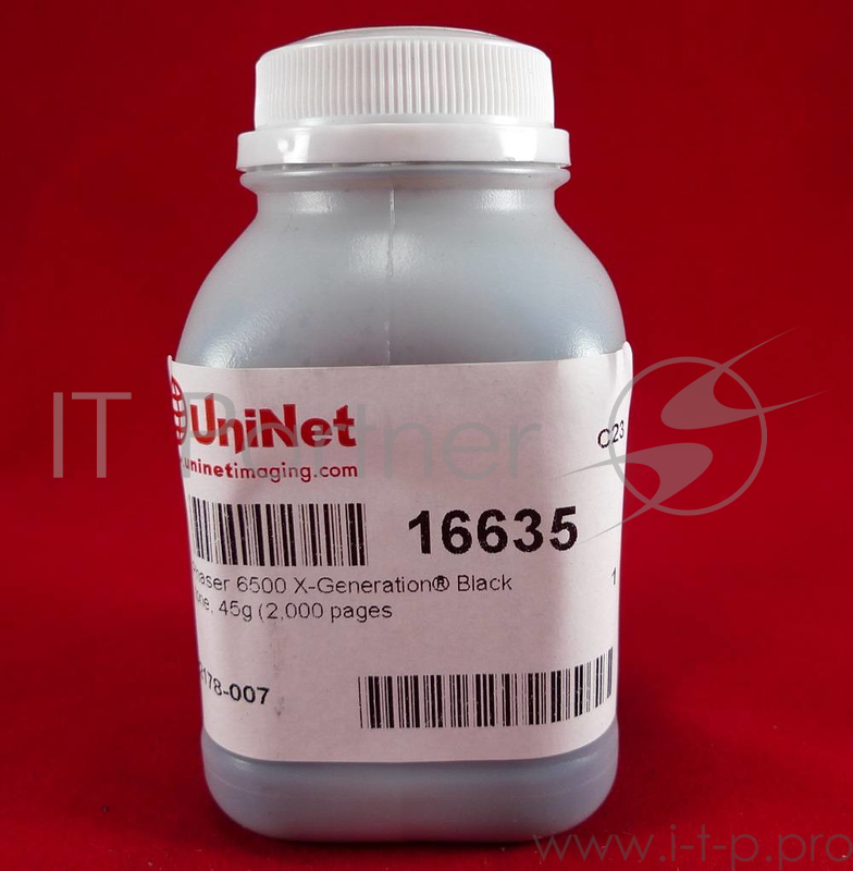 Тонер XEROX Phaser 6500/WC 6505 black (фл. 45г.) X-Generation 3K Uninet