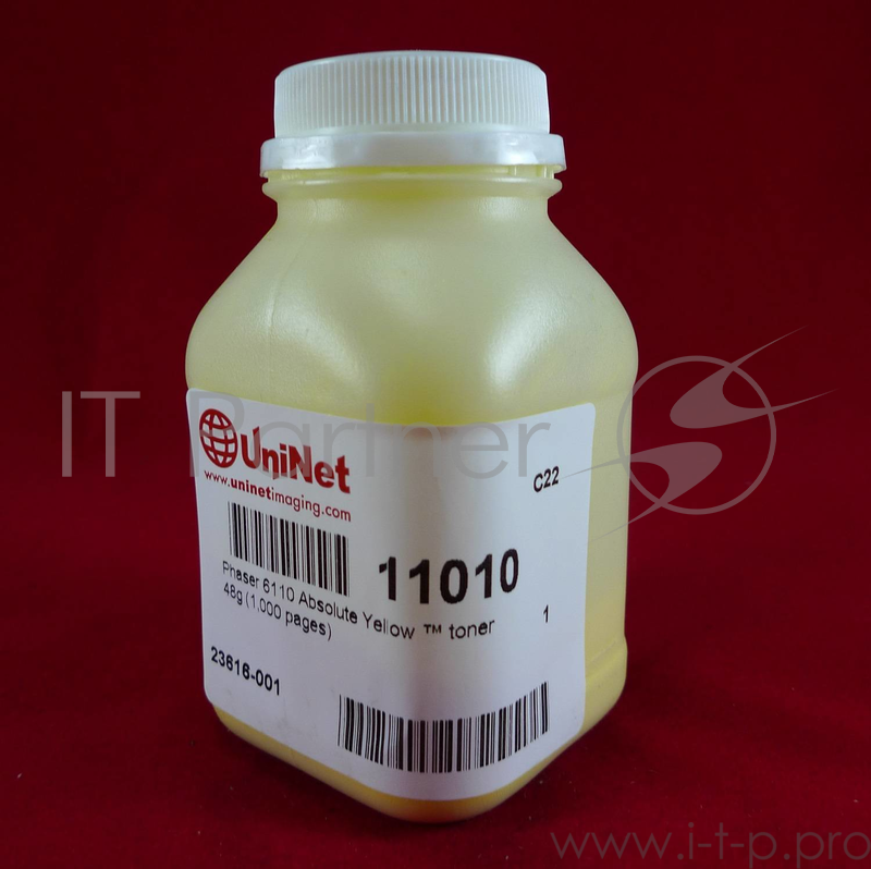 Тонер XEROX Phaser 6110 yellow (фл. 48 г.) 1K Uninet