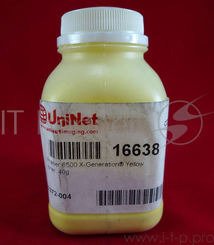 Тонер XEROX Phaser 6500/WC 6505 yellow (фл. 40г.) X-Generation 2.5K Uninet