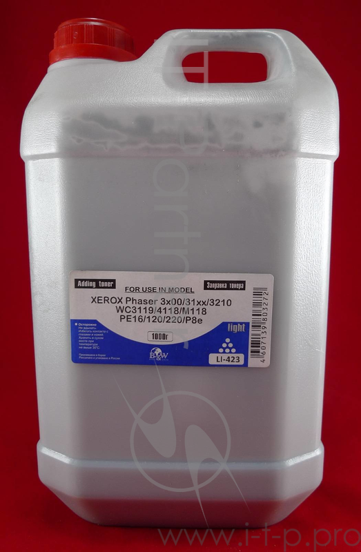 Тонер XEROX Phaser 3x00/31xx/3210/WC3119/4118/M11 (кан, 1кг) B&W Light фас России