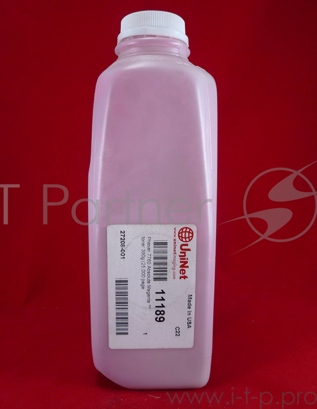 Тонер XEROX Phaser 7760 magenta (фл. 390 г.) 25K Uninet