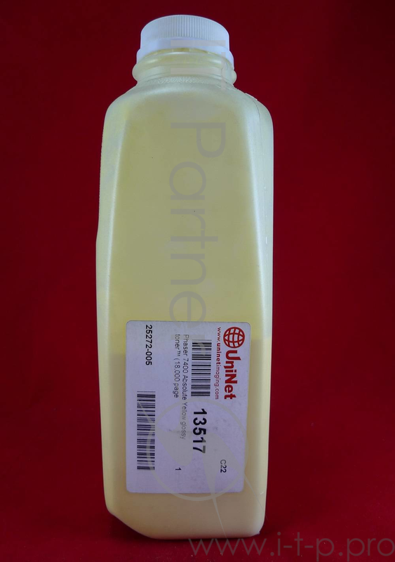 Тонер XEROX Phaser 7400 yellow (фл. г.) Absolute Yellow 18K Uninet