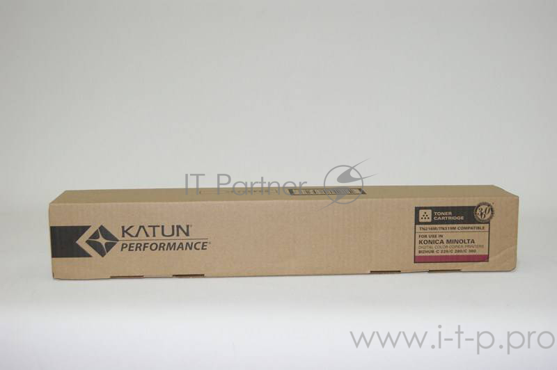 Тонер Konica-Minolta bizhub C220/280/360 красный TN-216M/TN-319M (туба, 437 гр.) Katun