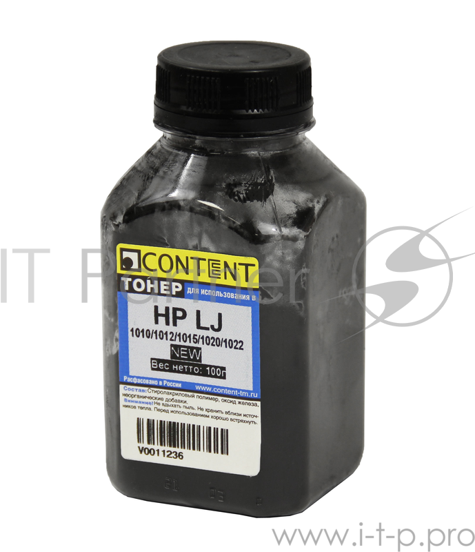 Расходные материалы Content Тонер для LJ 1010/1015 100 гр. банка