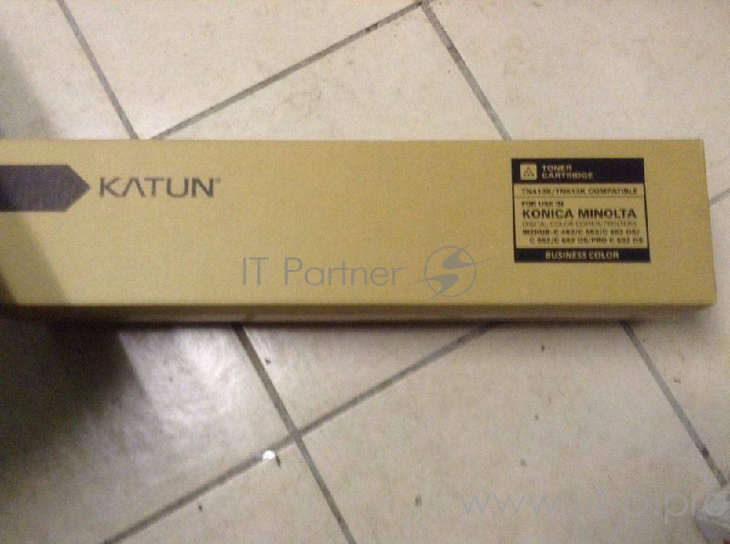 Тонер Konica-Minolta bizhub C452/552/652 черный TN-413K/TN-613K (туба, 900 гр.) Katun