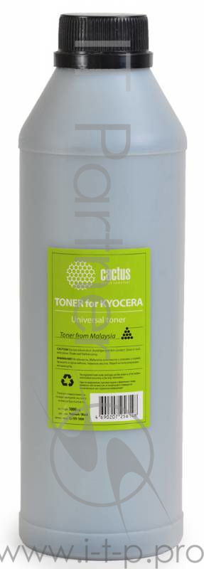 Тонер для копира Cactus CS-TKY-1000 черный (флакон 1000гр) Universal toner Kyocera