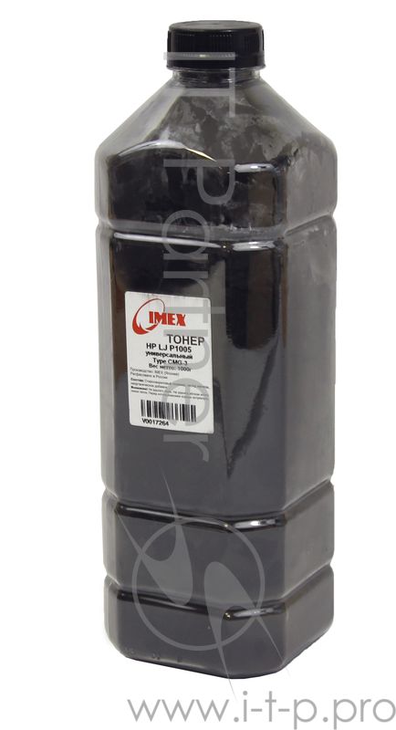 Расходные материалы Imex Тонер HP LJ Универсальный P1005 (IMEX) Тип CMG-3, 1 кг, канистра
