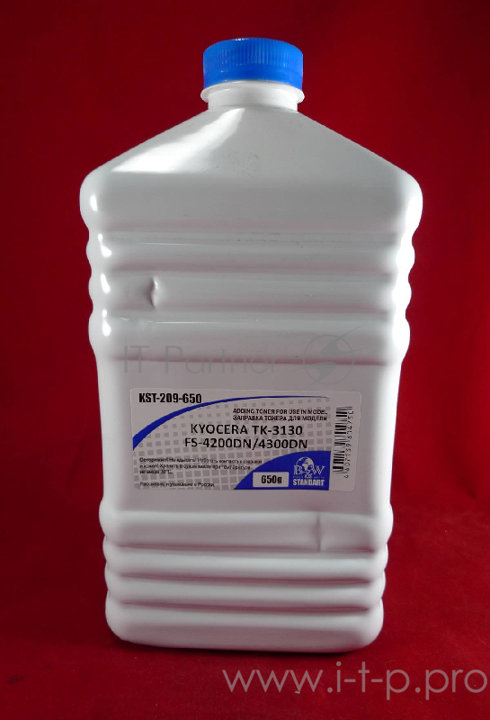 Тонер Kyocera TK-3130, FS-4200DN/4300DN, M3550idn/M3560idn (кан. 650г) B&W Standart фас Россия