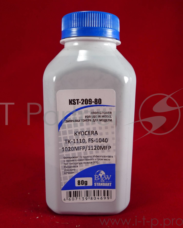 Тонер Kyocera TK-1110, FS-1040/1020MFP/1120MFP (фл. 80г) B&W Standart фас Россия