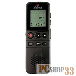 Диктофон RITMIX RR-810 4Gb Black