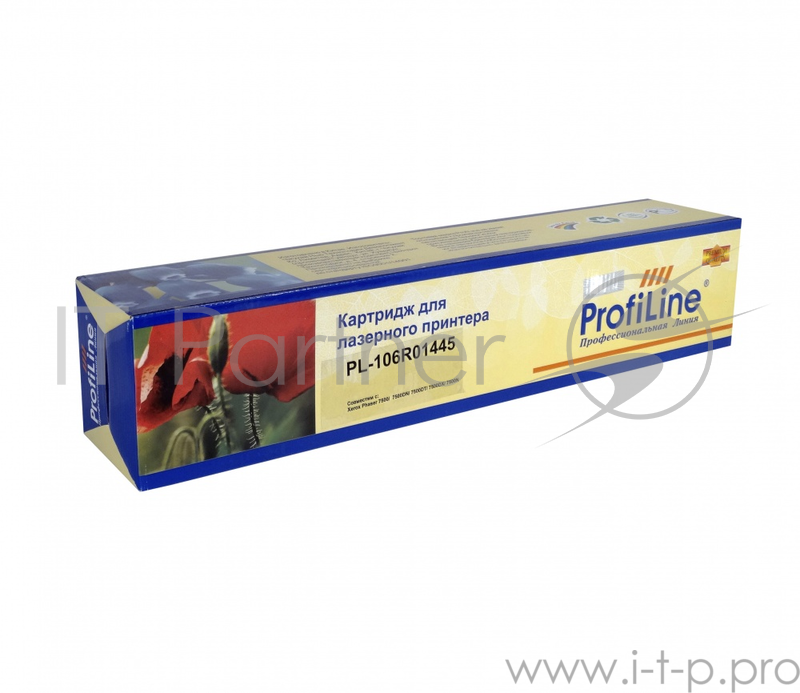 Тонер-туба PL-106R01445 для принтеров Xerox Phaser 7500N/7500DN/7500DT/7500DX 17800 копий Yellow ProfiLine