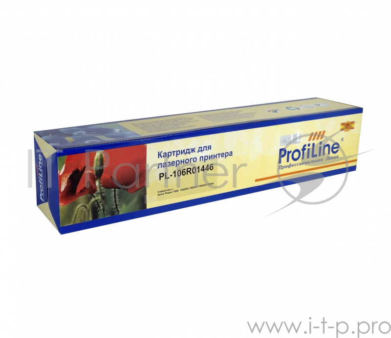 Тонер-туба PL-106R01446 для принтеров Xerox Phaser 7500N/7500DN/7500DT/7500DX 17800 копий Black ProfiLine