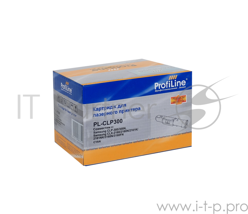 Картридж Тонер-туба PL-CLP 300BK для принтеров Samsung CLP-300/300N/CLX-2160/2160N/21 черный 2000 копий ProfiLine