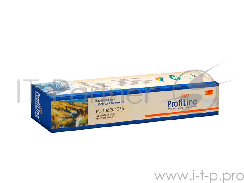 Тонер-туба PL-106R01075 для принтеров Rank Xerox Phaser 6300/6350 4000 копий Yellow ProfiLine