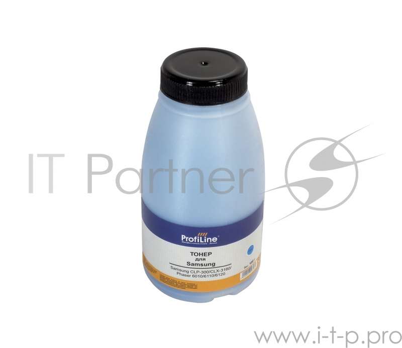 Тонер для принтеров Samsung CLP-300/CLX-3160/Phaser 6010/6110/6120/WC 6000/6015 cyan 100гр ProfiLine Фасовка РФ