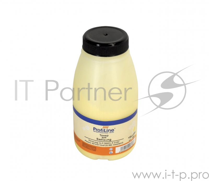 Тонер для принтеров Samsung CLP-300/CLX-3160/Phaser 6010/6110/6120/WC 6000/6015 yellow 100гр ProfiLine Фасовка РФ