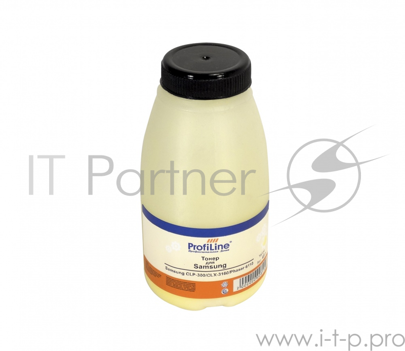 Тонер для принтеров Samsung CLP-300/CLX-3160/Phaser 6010/6110/6120/WC 6000/6015 yellow 45 гр ProfiLine Фасовка РФ