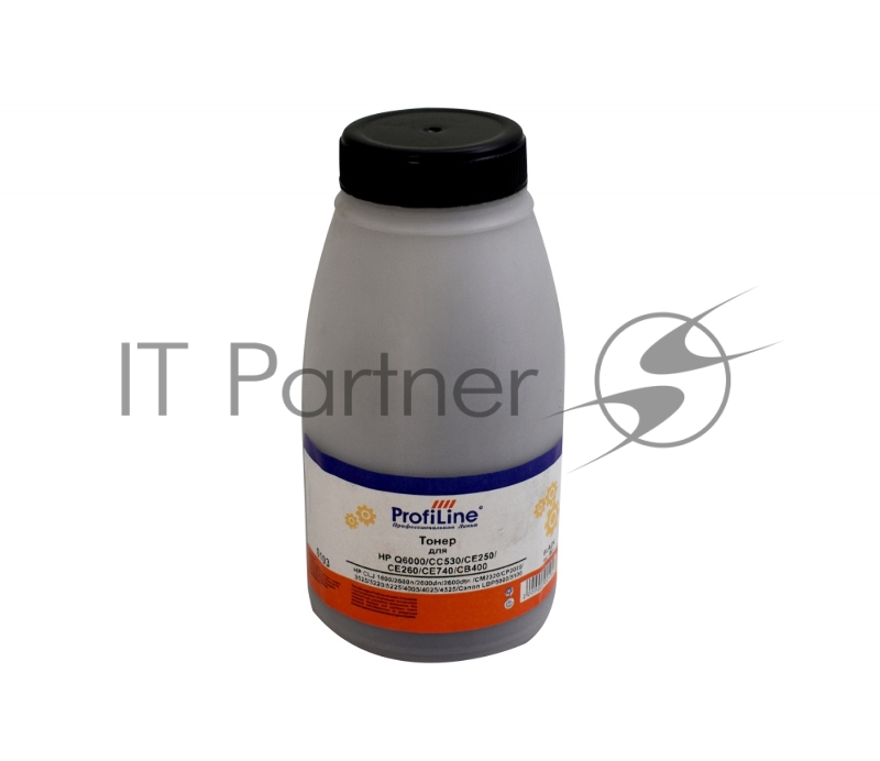 Тонер PL-Q6000/CC530/CE250/CE260/CE7 для HP CLJ 1600/2600n/2600dn/2600dtn /CM2320/CP2025/3525/5220/5225/ LBP5000/5100 Black 90 гр ProfiLine Фасовка РФ