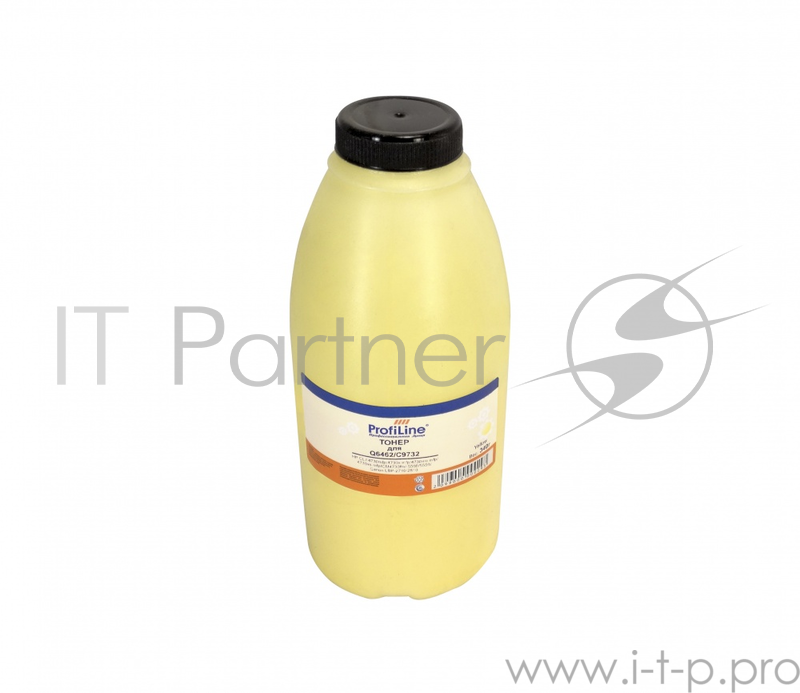 Тонер PL-Q2672/Q6462/Q6472/C9702/C97 для HP CLJ 3500/3550/3700/4730/5500/5550/ Canon LBP-2710/2810/2500 Yellow 340 гр ProfiLine Фасовка РФ