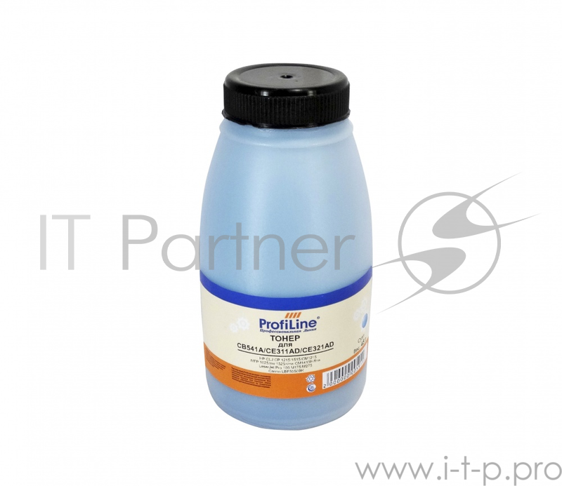 Тонер PL-CB541/CE311/CE321/CE251/CE2 для HP CLJ CP 1215/1515/3525/5220/5225/4005/ 1025/nw1525n/nw/CM1415fn/fnw LaserJet Pro 100 M175/M275/Pro 200 M251nw Canon LBP5050 Cyan 45 гр ProfiLine Фасовка РФ