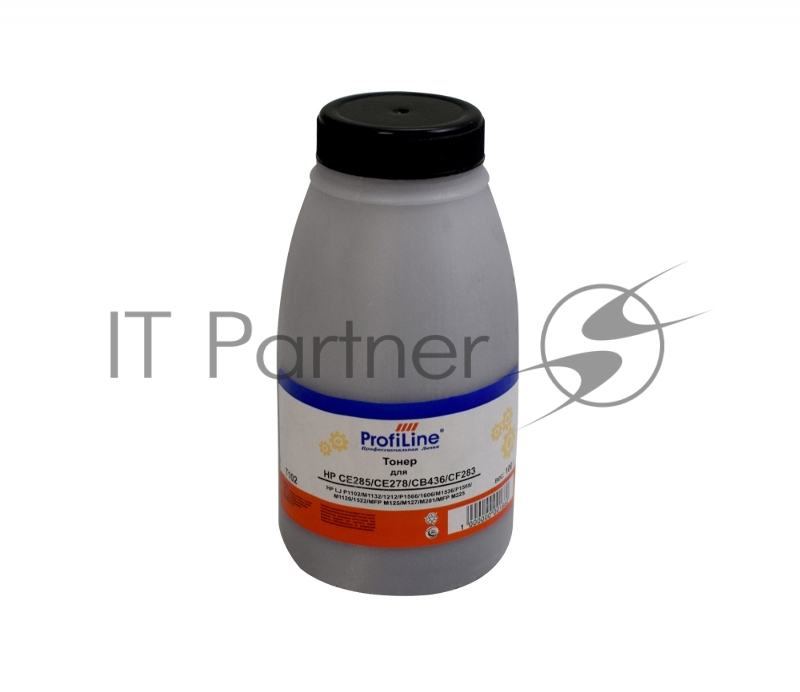 Тонер PL-CE285/CE278/CB436 для принтеров HP LJ P1102/M1132/1212/P1566/1606/M1 100 гр ProfiLine пр-во TTI Фасовка РФ