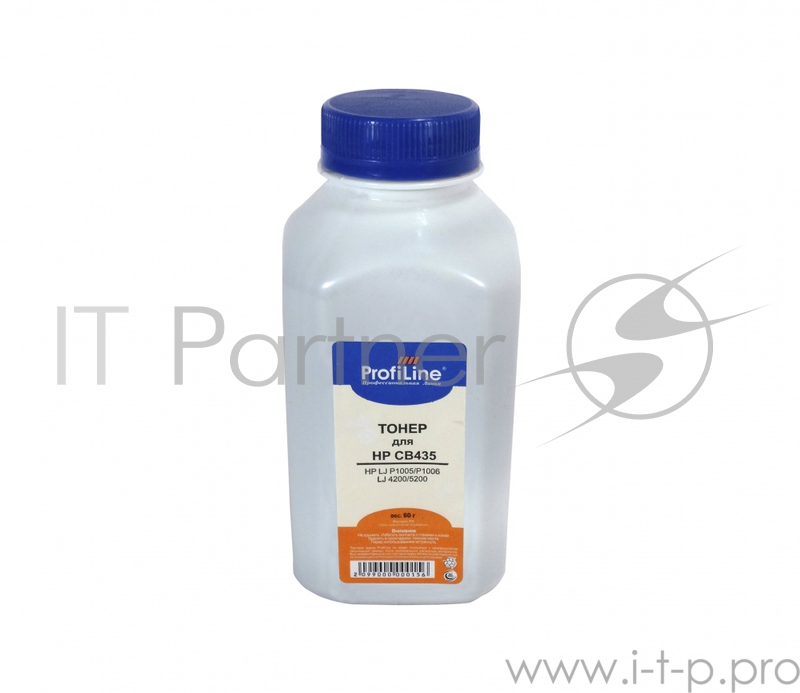 Тонер PL-CB435 для принтеров HP LJ P1005/P1006 LJ 4200/5200 60 гр ProfiLine пр-во TTI Фасовка РФ (СПБ)