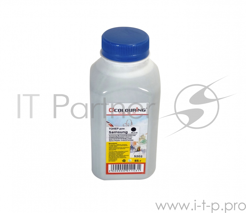 Тонер для принтеров Samsung MLT-D101/D103/D104/D105/D106/D Phaser 3155/3160/3210/3250/3600/3550/ 80гр Colouring Фасовка РФ (СПБ)