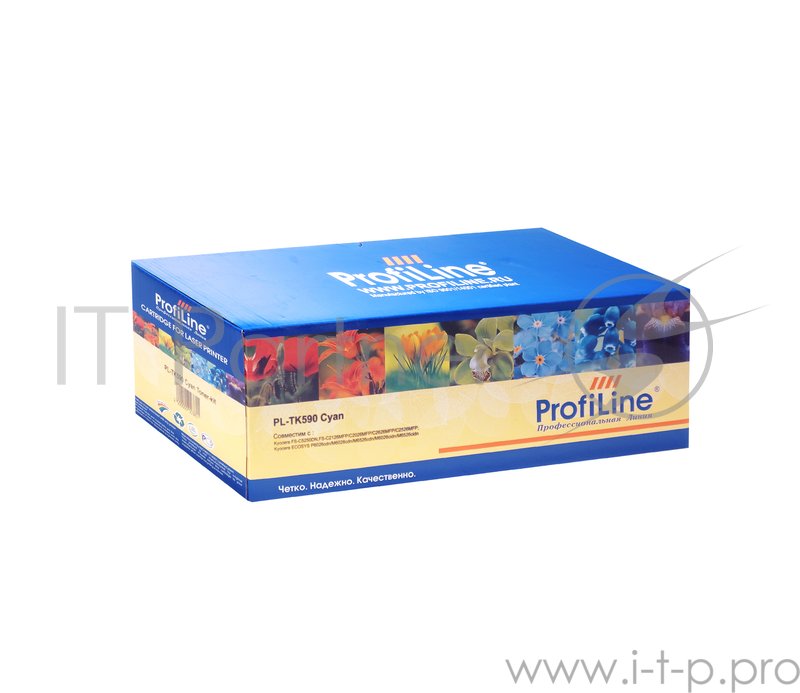 Тонер-картридж PL-TK-590C для принтеров Kyocera FS-C5250DN/C2026MFP/C2026MFP+/ P6026cdn/M6026cdn/M6026cidn/M6 Cyan 5000 к ProfiLine