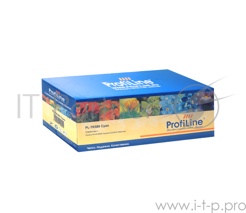 Тонер-кит PL-TK-580C для принтеров Kyocera FS-C5150DN/ECOSYS P6021cdn Cyan 2800 копий ProfiLine