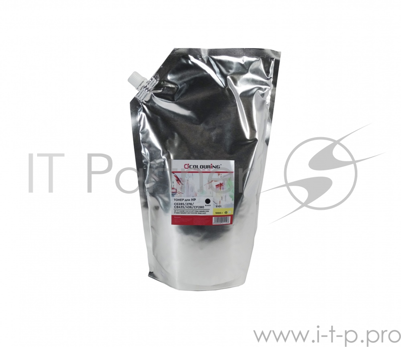 Тонер CG-CE285/278/CB435/436/CF280 для принтеров HP P1102/M1132/1212/P1566/1606/M1 M401/425 1000 гр Colouring Фасовка РФ SOFT