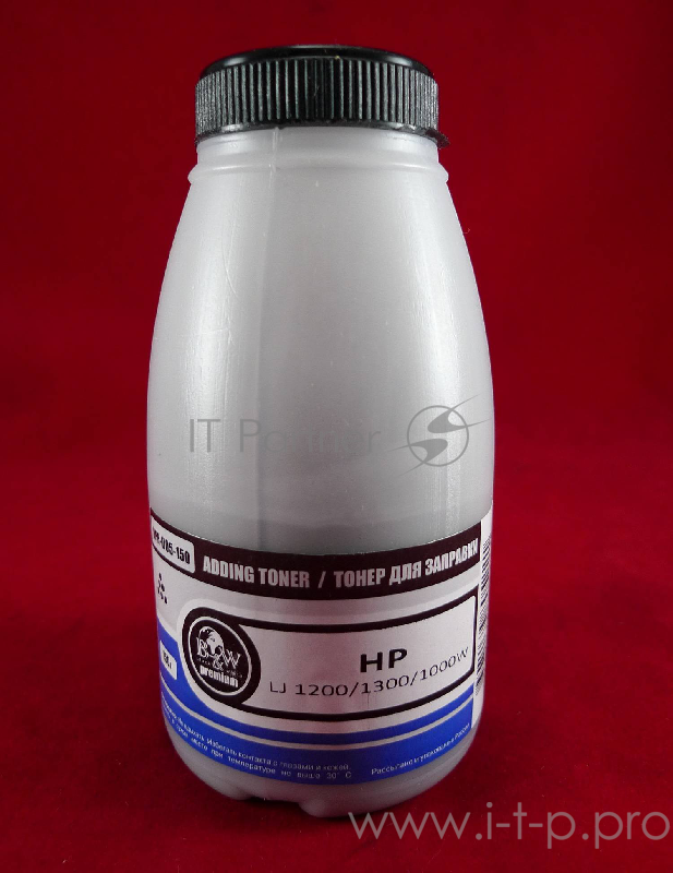Тонер HP LJ 1200/1300/1000W (фл.150г.) B&W Premium фас России