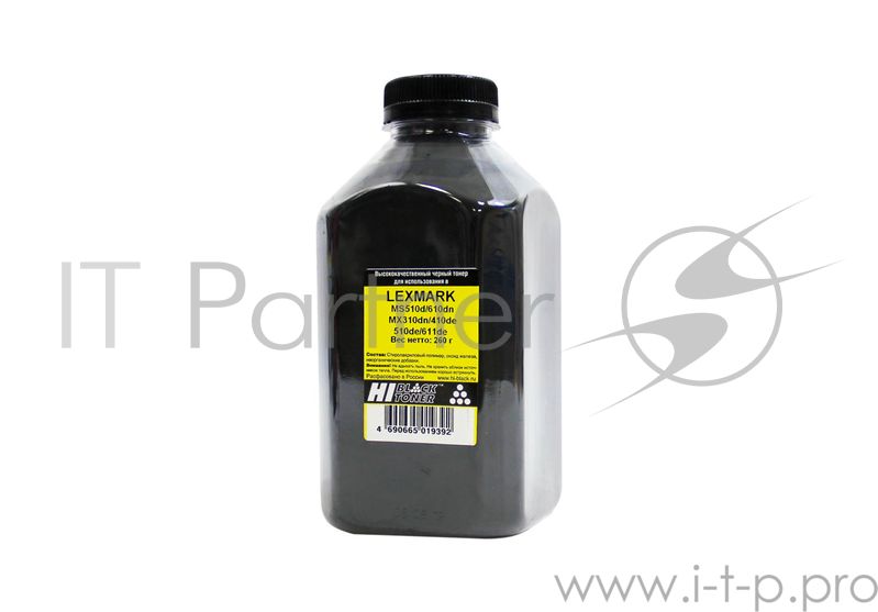 Расходные материалы Hi-Black Тонер для Lexmark MS510d/610dn, MX310dn/410de/510de/611de (Hi-Black) 260 г, банка
