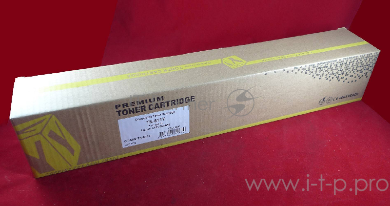 Тонер Konica-Minolta bizhub C451/C550/C650 желтый TN-611Y (туба, 390г) JPN