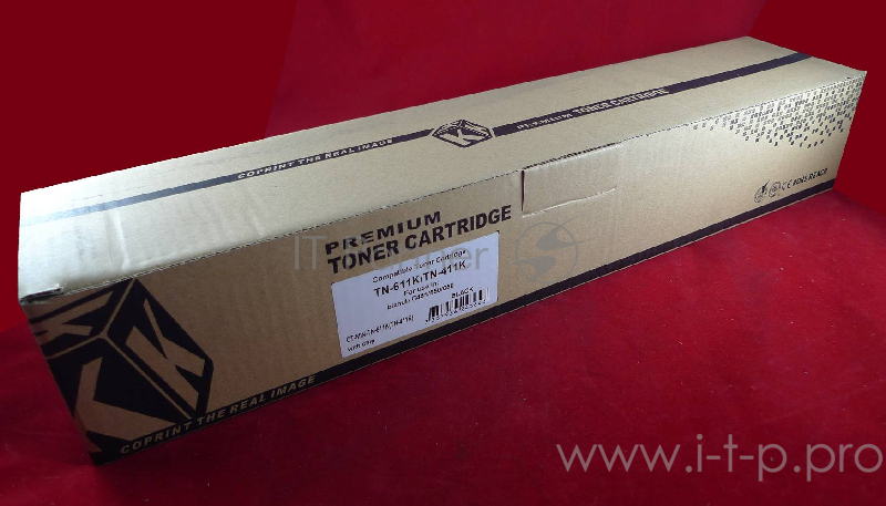 Тонер Konica-Minolta bizhub C451/C550/C650 черный TN-611K/TN-411K (туба, 600г) JPN