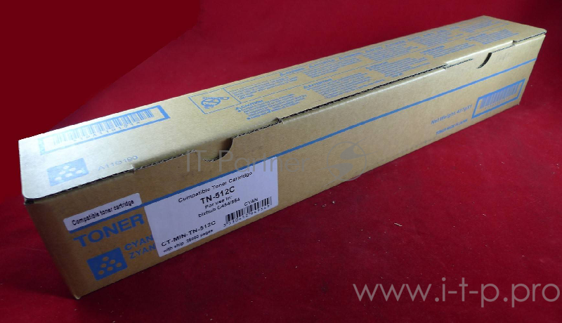 Тонер Konica-Minolta bizhub C454/554 синий TN-512С (туба, 510г) JPN