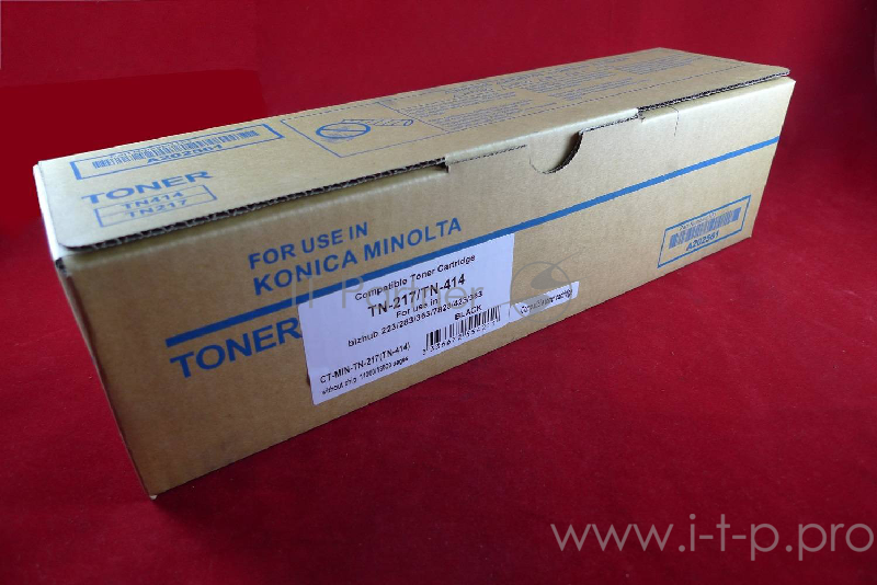 Тонер Konica-Minolta bizhub 223/283/363/423 TN-217/TN-414 (туба, 512г) JPN