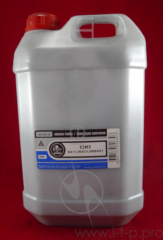 Тонер OKI B411/B431/MB491 Black