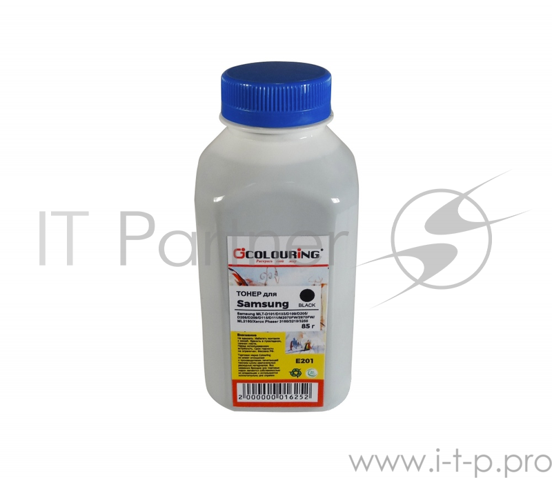 Тонер Samsung MLT-D101/D103/D109/D205/D208/D Phaser 3160/3210/3250 85 гр (E201) Colouring Фас РФ (СПБ)