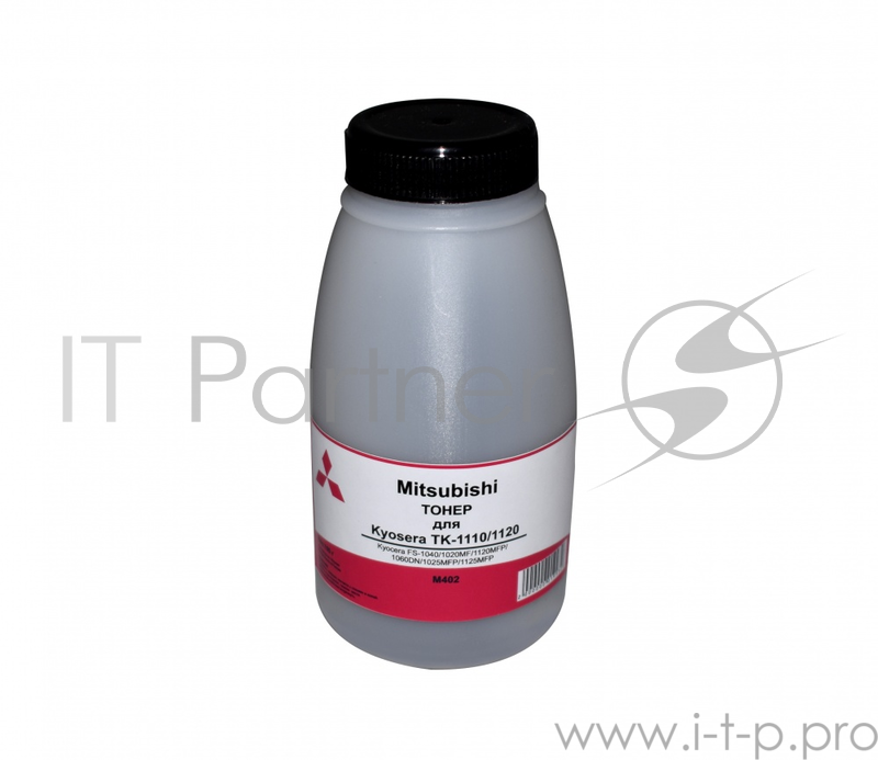Тонер TK-1110/1120 для принтеров Kyocera FS-1040/1020MF/1120MFP/1060DN/ 100 гр (M402) Mitsubishi