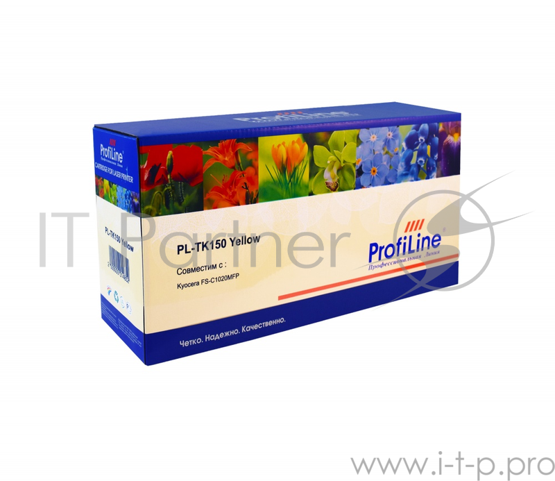 Тонер-кит PL-TK-150Y для принтеров Kyocera Mita FS-C1020MFP/FS-C1020MFP Plus/FS-C1020MFPe Yellow 6000 копий ProfiLine