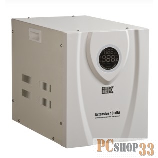 Стабилизаторы напряжения Iek IVS23-1-10000 Стабилизатор напряжения переносной серии Extensive 10 кВА IEK