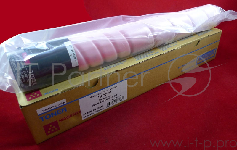 Тонер Konica-Minolta bizhub C227/C287 magenta TN-221M (туба 510г) JPN