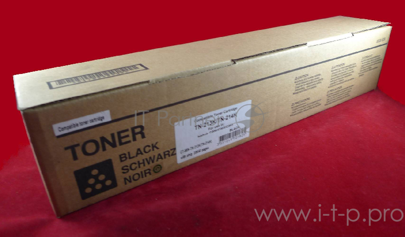 Тонер Konica-Minolta bizhub C200/C203/C253 black TN-213K/TN-214K (туба 430г) JPN