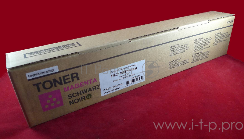 Тонер Konica-Minolta bizhub C200/C203/C253 magenta TN-213M/TN-214M (туба 374г) JPN